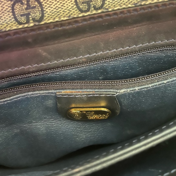 Gucci Blue Monogram Vintage - Picture 4 of 5